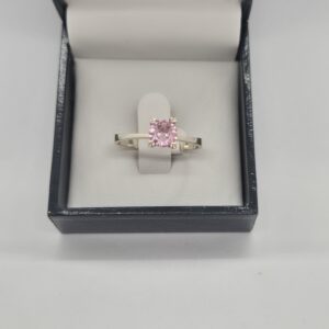 Anillo plata con piedra