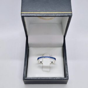 Anillo Plata 925 con Zafiros