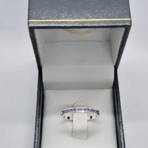 Anillo de  Plata 925 con Amatistas