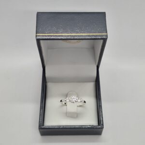 Anillo de Plata 925 Triple con Circonitas